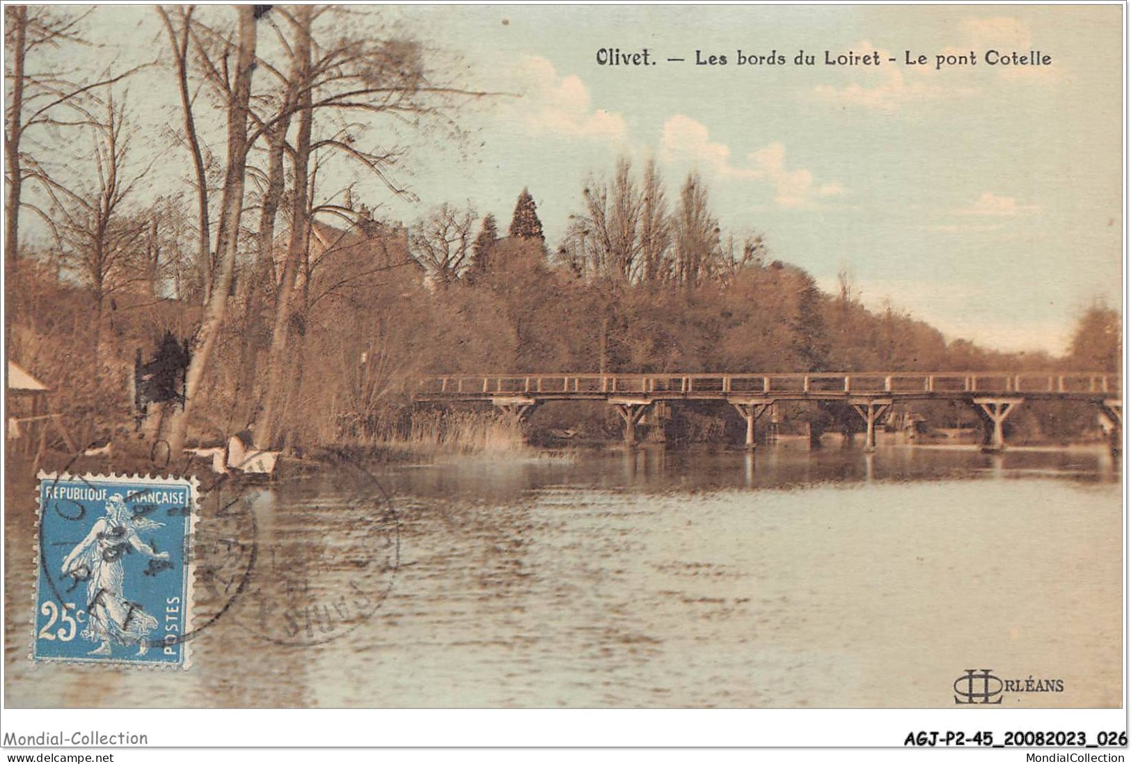 AGJP2-0097-45 - OLIVET - Les Bords Du Loiret - Le Pont Cotelle  - Orleans