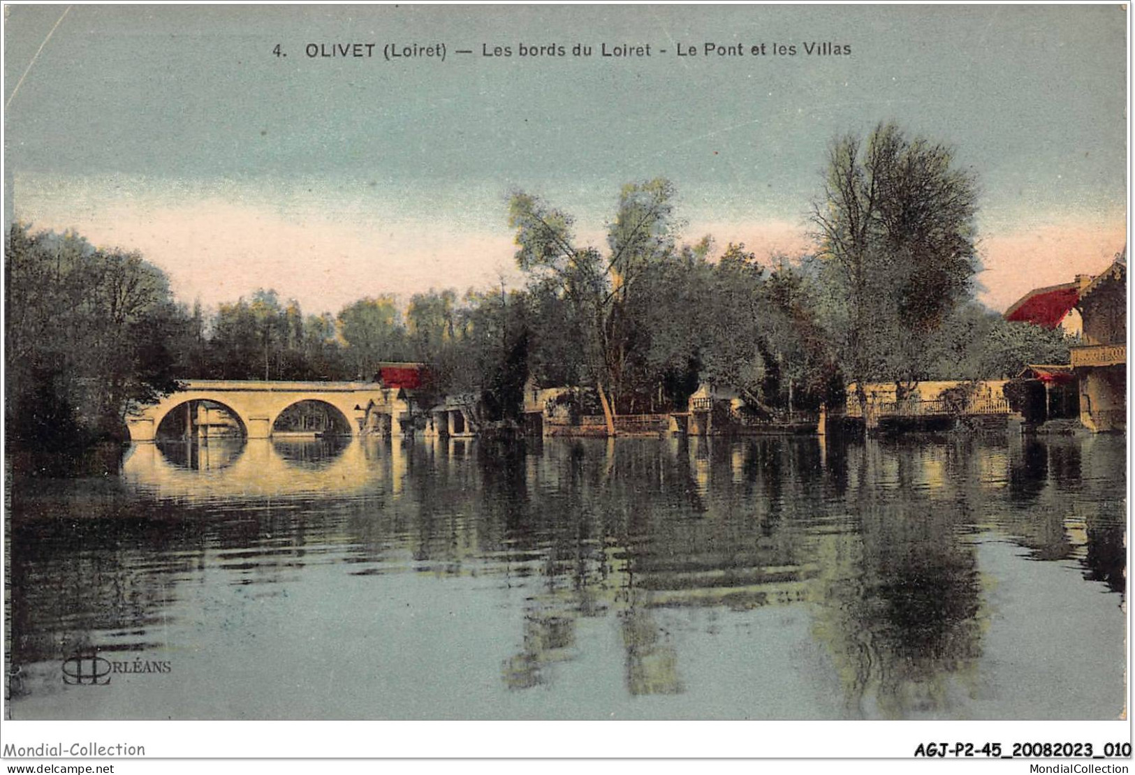 AGJP2-0089-45 - OLIVET - Loiret - Les Bords Du Loiret - Le Pont Et Les Villas  - Orleans