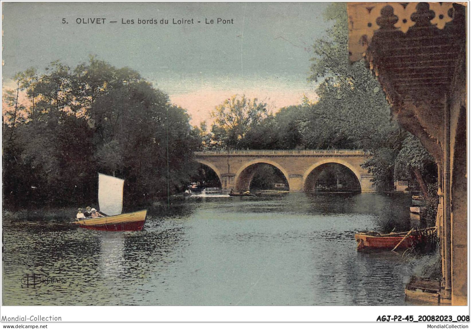 AGJP2-0088-45 - OLIVET - Les Bords Du Loiret - Le Pont  - Orleans