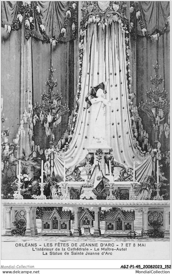 AGJP1-0077-45 - ORLEANS - Les Fêtes De Jeanne D'arc - 7 Et 8 Mai - L'intérieur De La Cathédrale - Le Maitre-autel  - Orleans