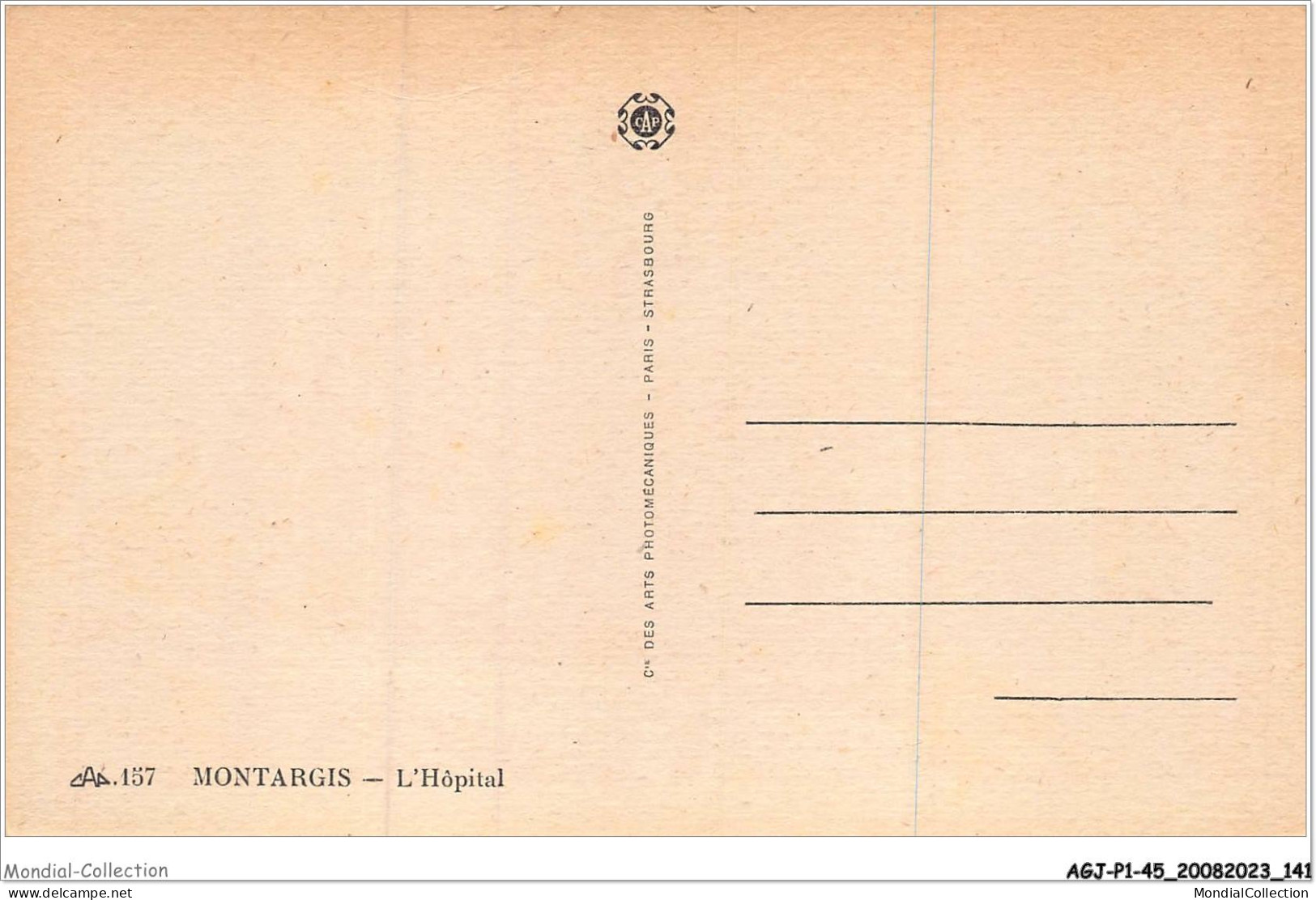 AGJP1-0071-45 - MONTARGIS - L'hopital  - Montargis