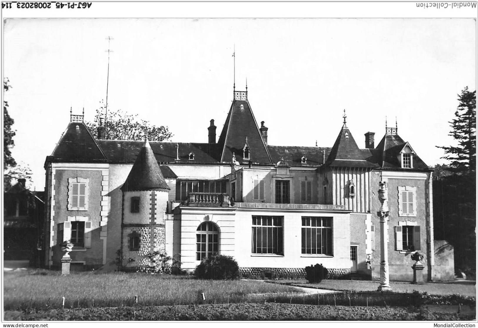 AGJP1-0058-45 - Maison De Repos - AUGERVILLE-LA-RIVIERE Par Malesherbes - Loiret - Le Chateau Vu Du Parc  - Autres & Non Classés