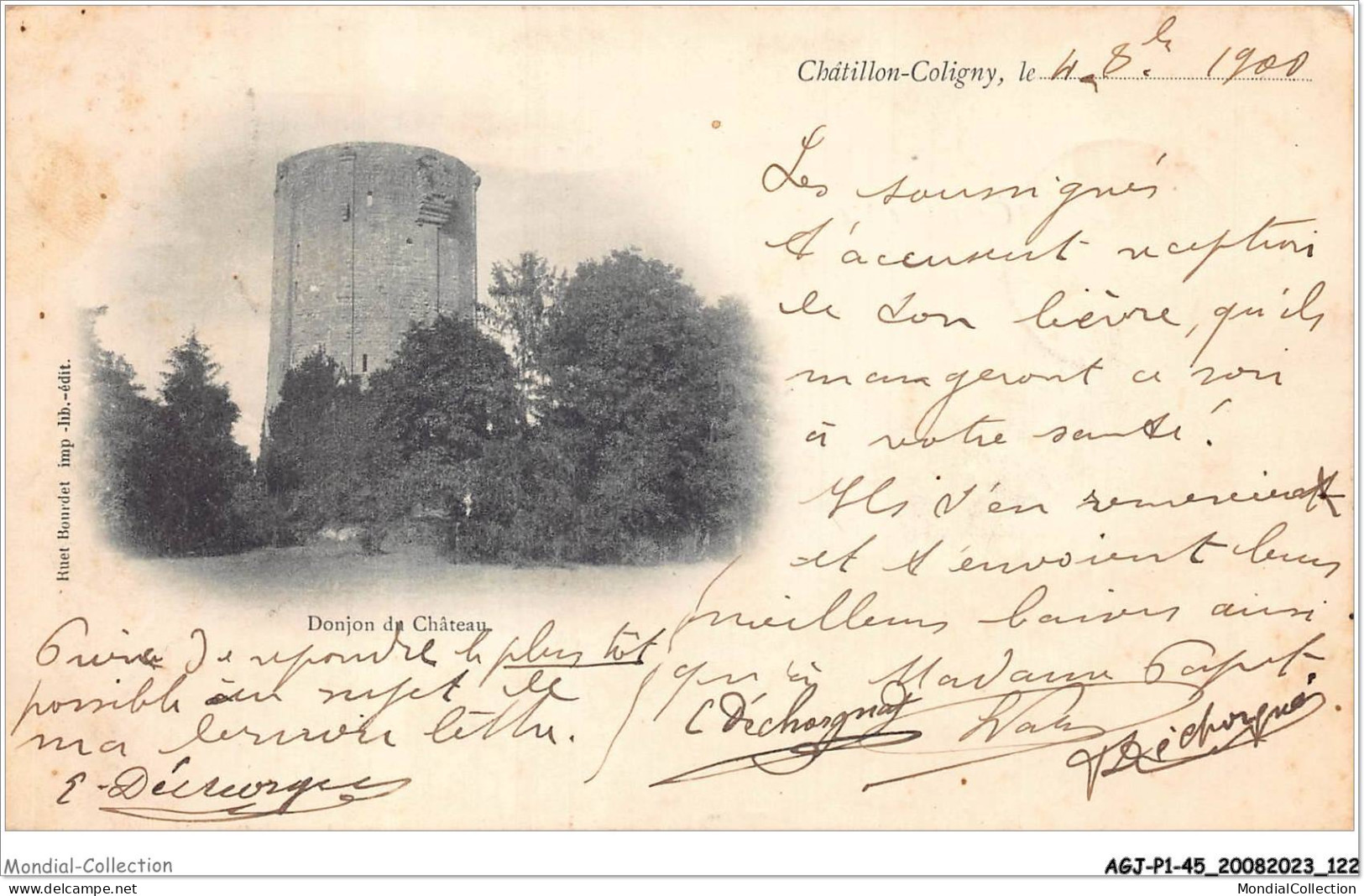 AGJP1-0062-45 - CHATILLON-COLIGNY - Donjon Du Chateau  - Chatillon Coligny