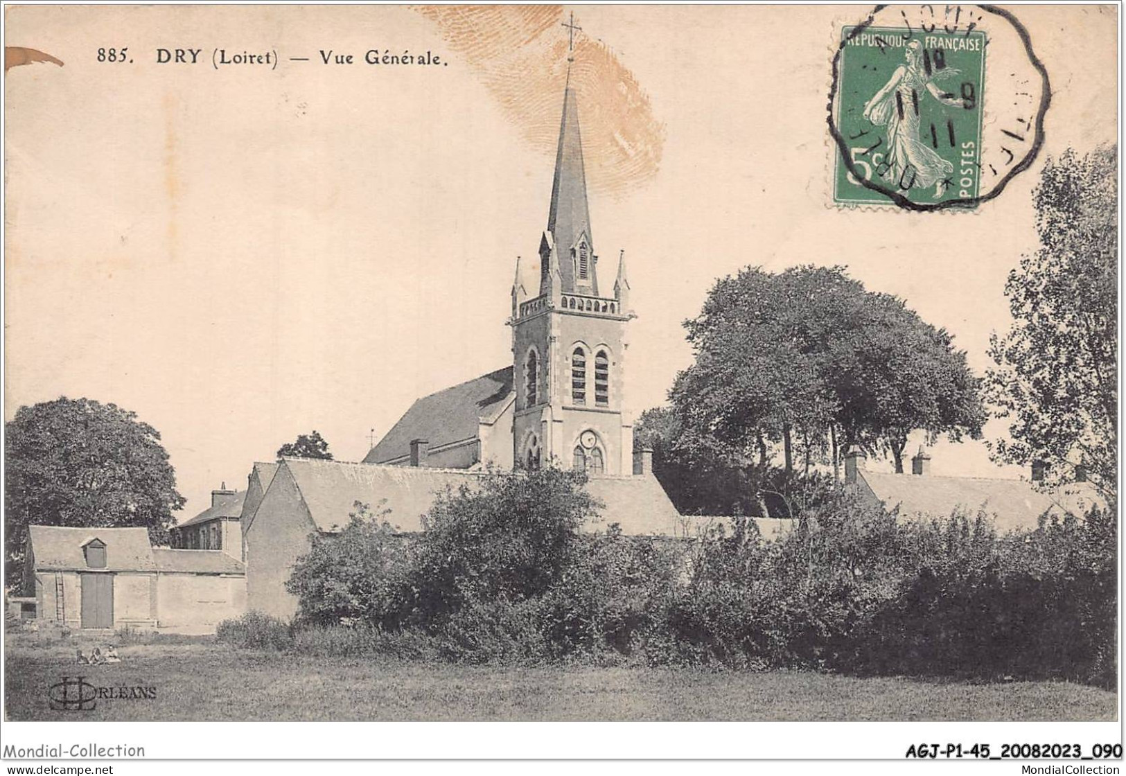 AGJP1-0046-45 - DRY - Loiret - Vue Générale  - Autres & Non Classés