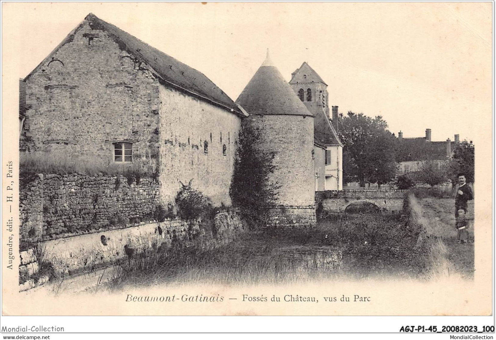 AGJP1-0051-45 - BEAUMONT-GATINAIS - Fossés Du Château - Vus Du Parc  - Other & Unclassified