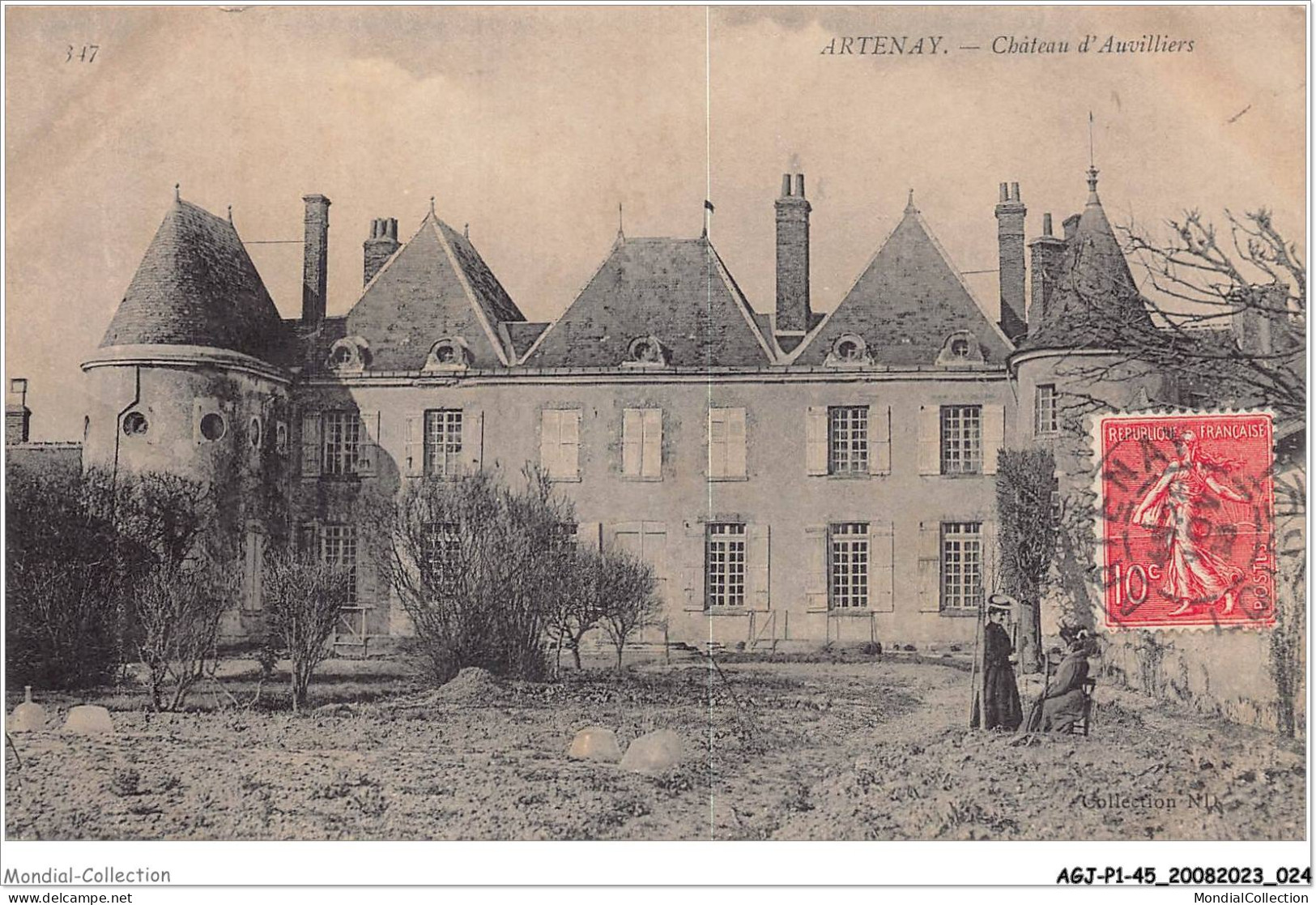 AGJP1-0013-45 - ARTENAY - Château D'auvilliers  - Artenay