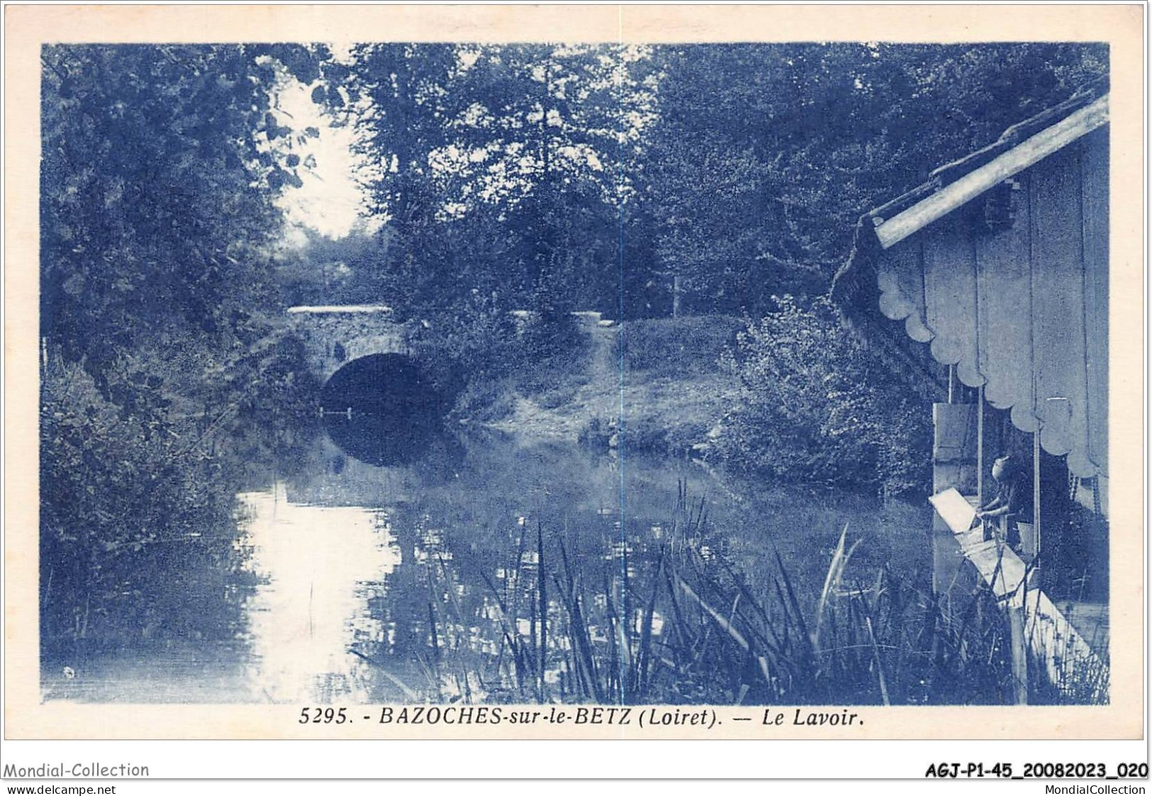 AGJP1-0011-45 - BAZOCHES-SUR-LE-BETZ - Loiret - Le Lavoir  - Montargis