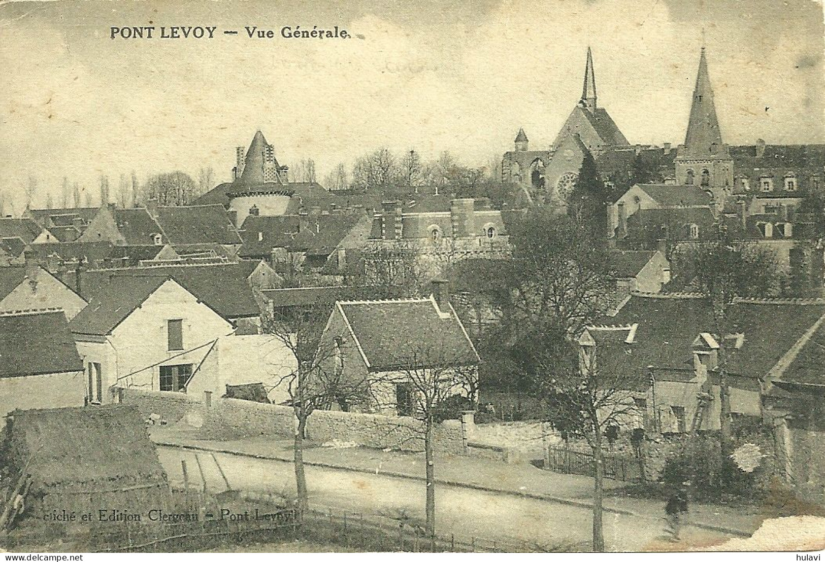 41  PONTLEVOY - VUE GENERALE (ref 158) - Autres & Non Classés