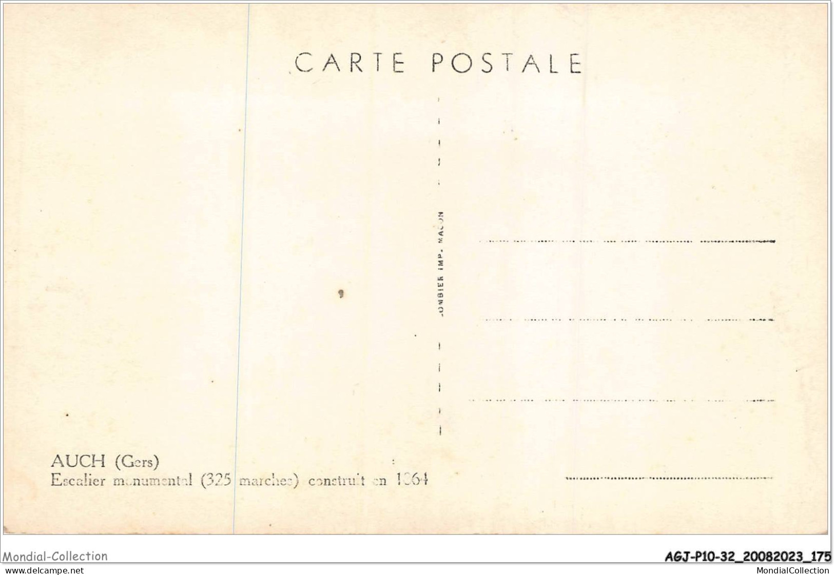 AGJP10-0893-32 - AUCH - Escalier Monumental - 325 Marches  - Auch