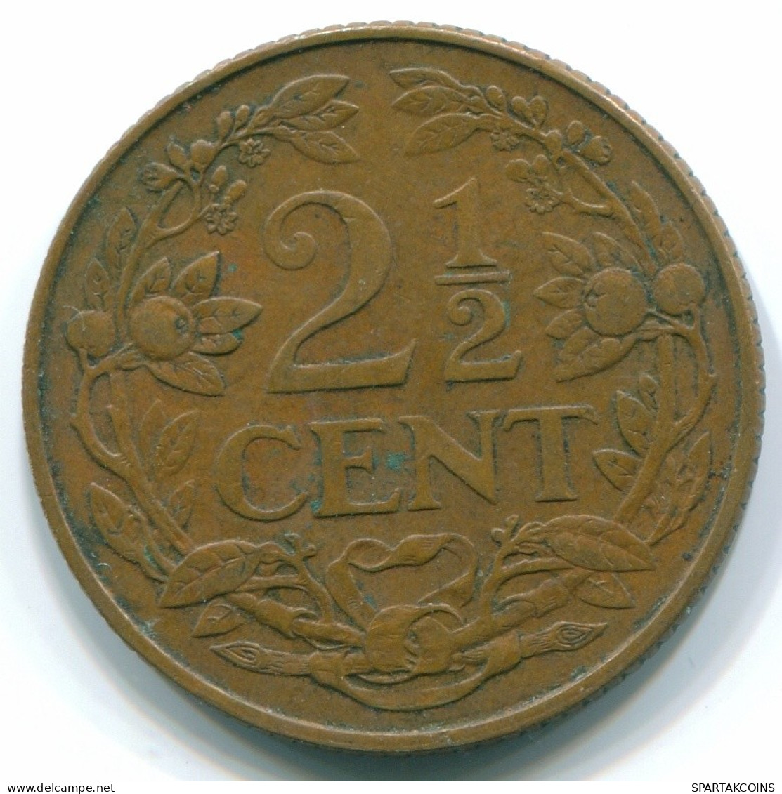 2 1/2 CENT 1965 CURACAO NÉERLANDAIS NETHERLANDS Bronze Colonial Pièce #S10233.F.A - Curacao