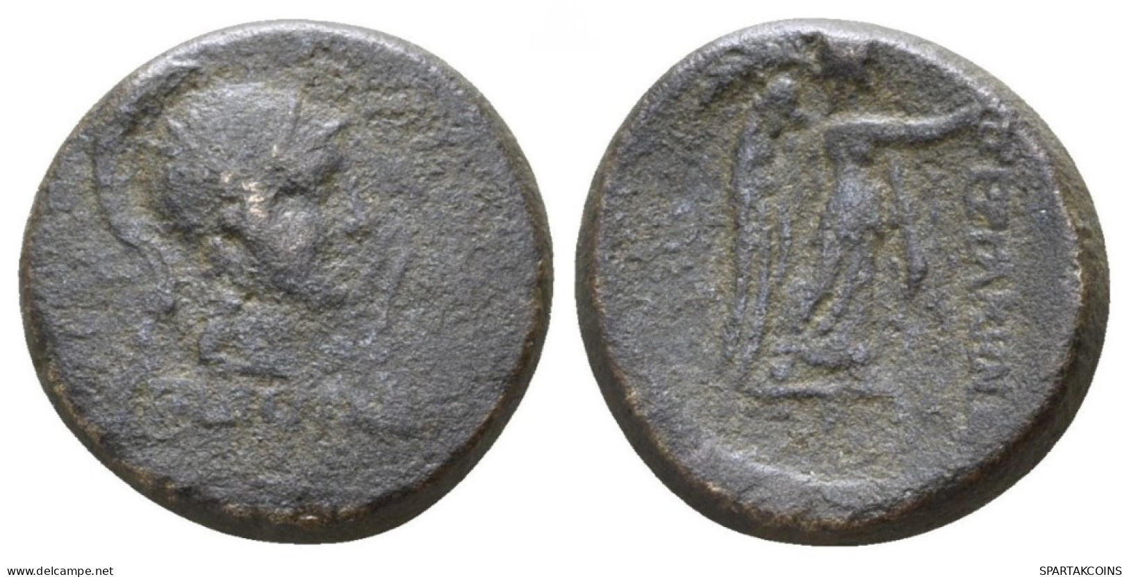 MYSIA PERGAMON ATHENA NIKE VICTORY GRIEGO Moneda 9.36g/20mm #ANT1256.27.E.A - Griechische Münzen
