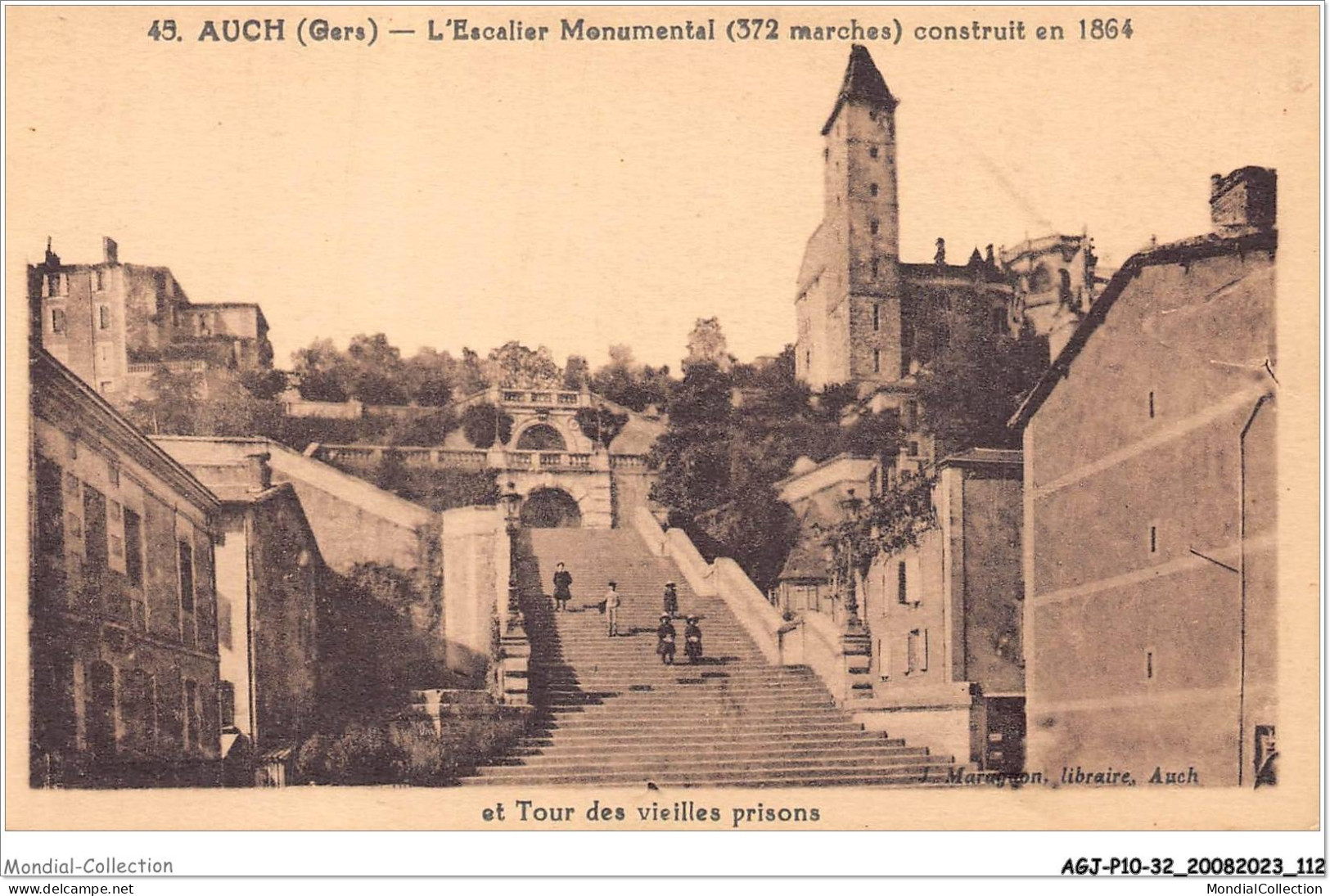 AGJP10-0862-32 - AUCH - Gers - L'escalier Monumental - 372 Marches - Construit En 1864  - Auch