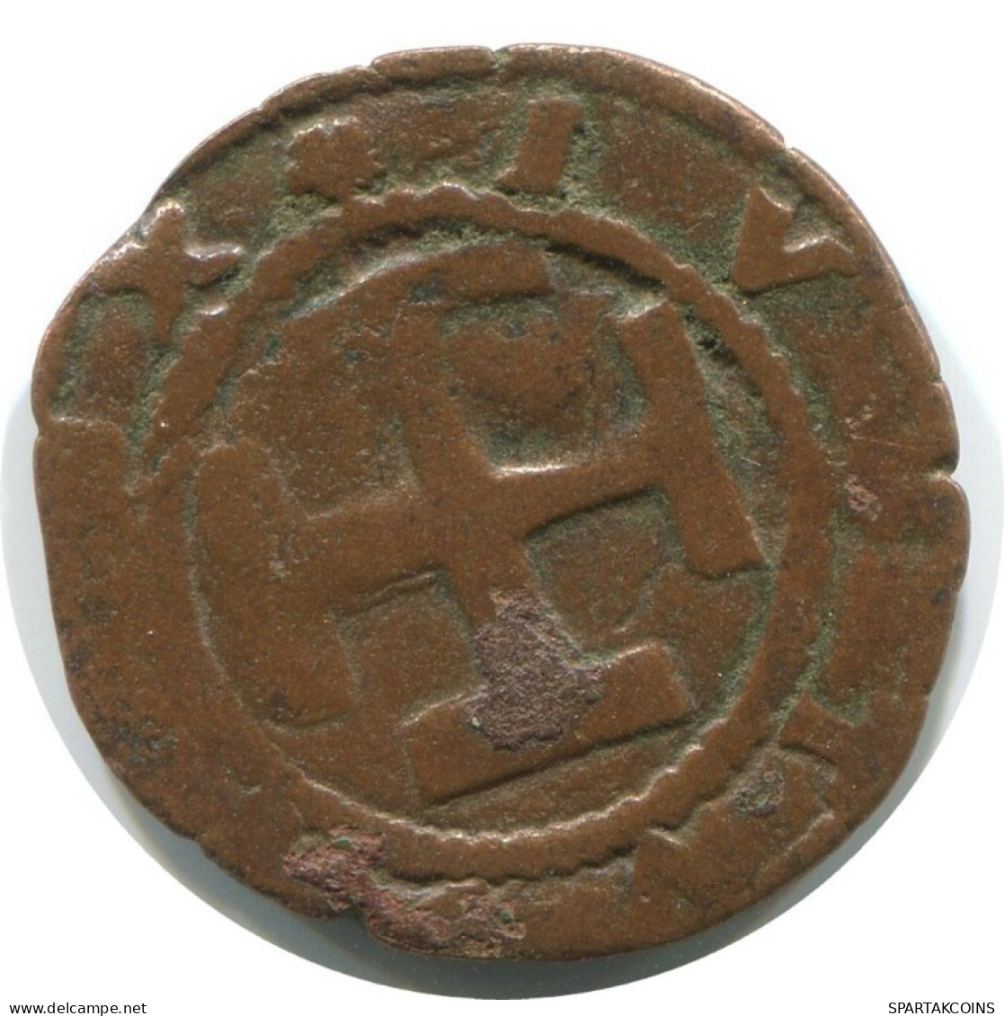 CRUSADER CROSS Authentic Original MEDIEVAL EUROPEAN Coin 1.8g/18mm #AC055.8.D.A - Sonstige – Europa