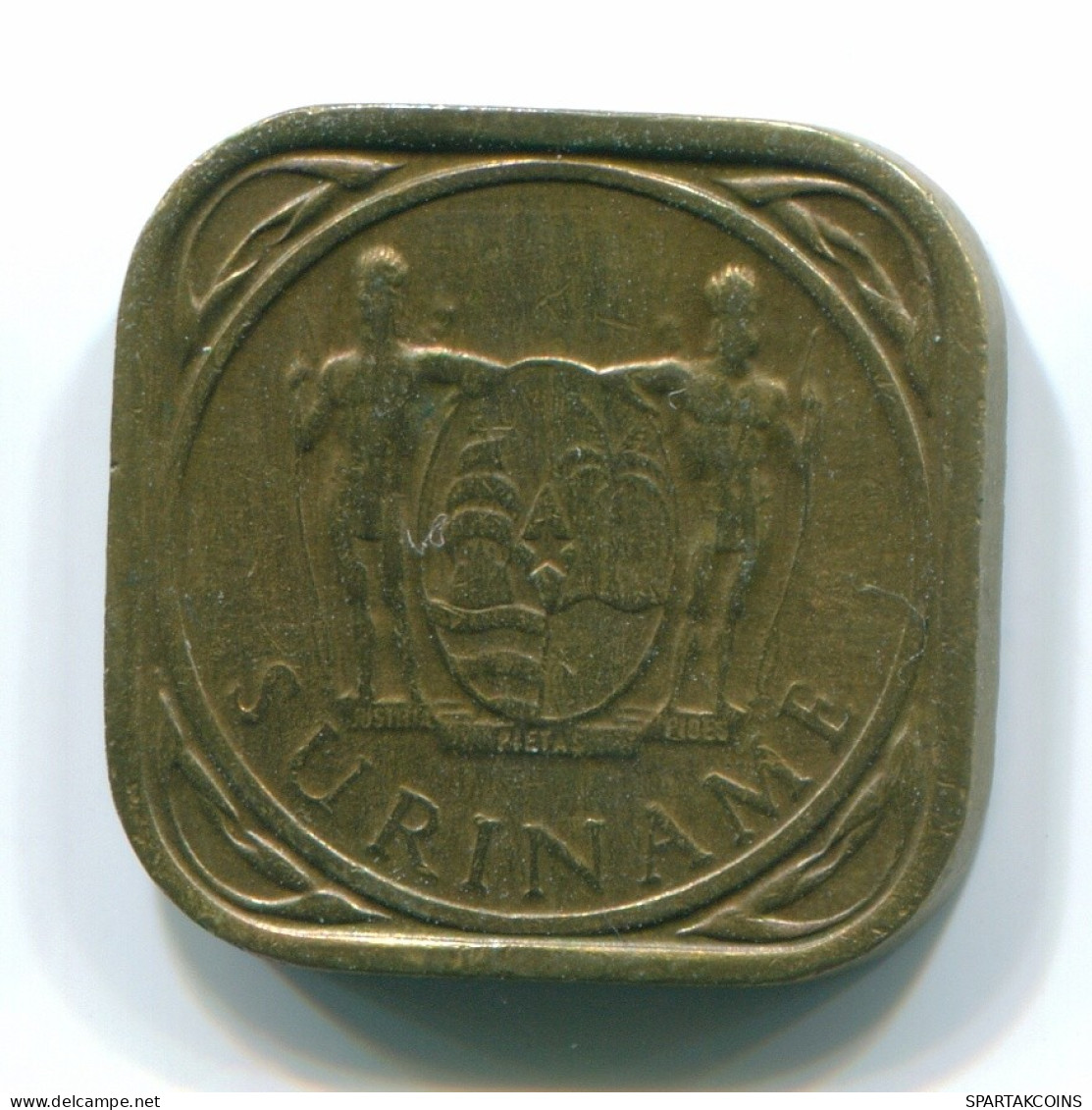 5 CENTS 1966 SURINAM NIEDERLANDE Nickel-Brass Koloniale Münze #S12855.D.A - Surinam 1975 - ...
