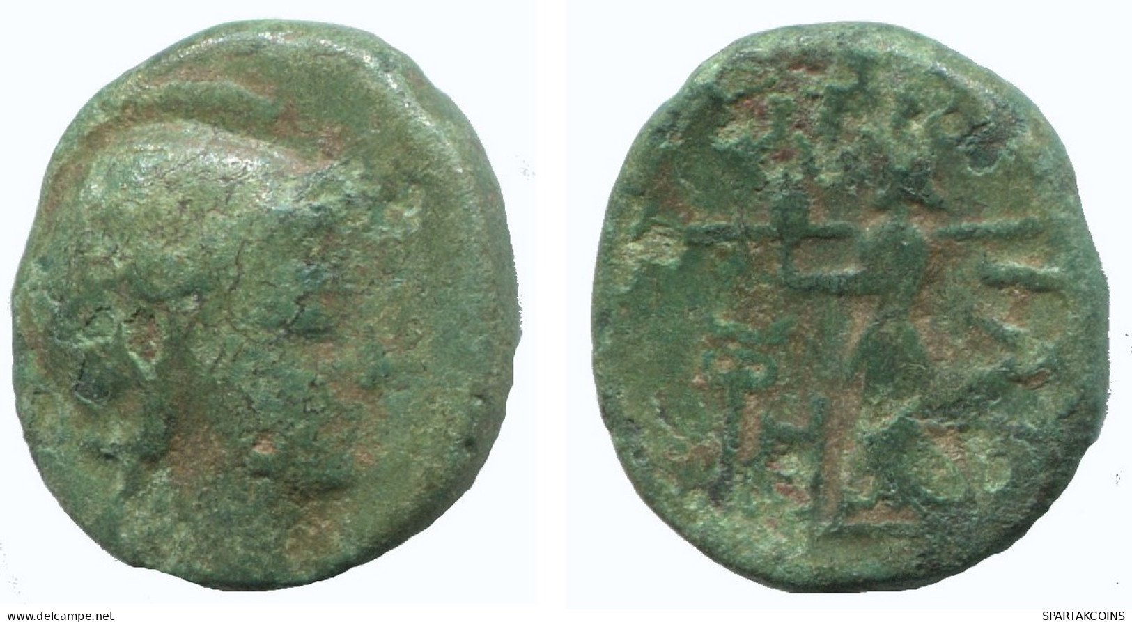 Auténtico Original GRIEGO ANTIGUO Moneda 1.9g/14mm #NNN1462.9.E.A - Griechische Münzen
