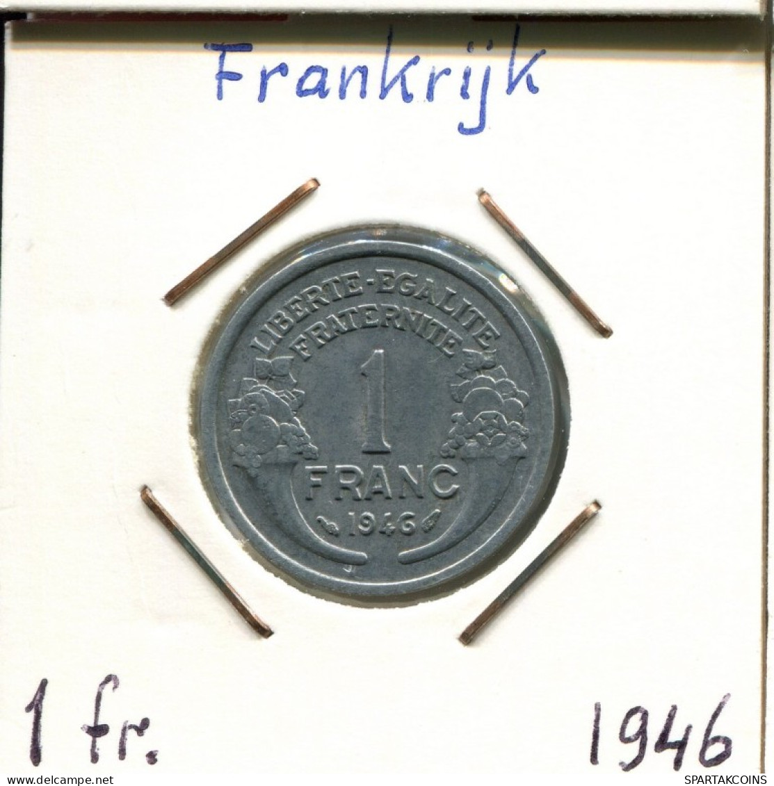 1 FRANC 1946 FRANCE Pièce Française #AM291.F.A - 1 Franc