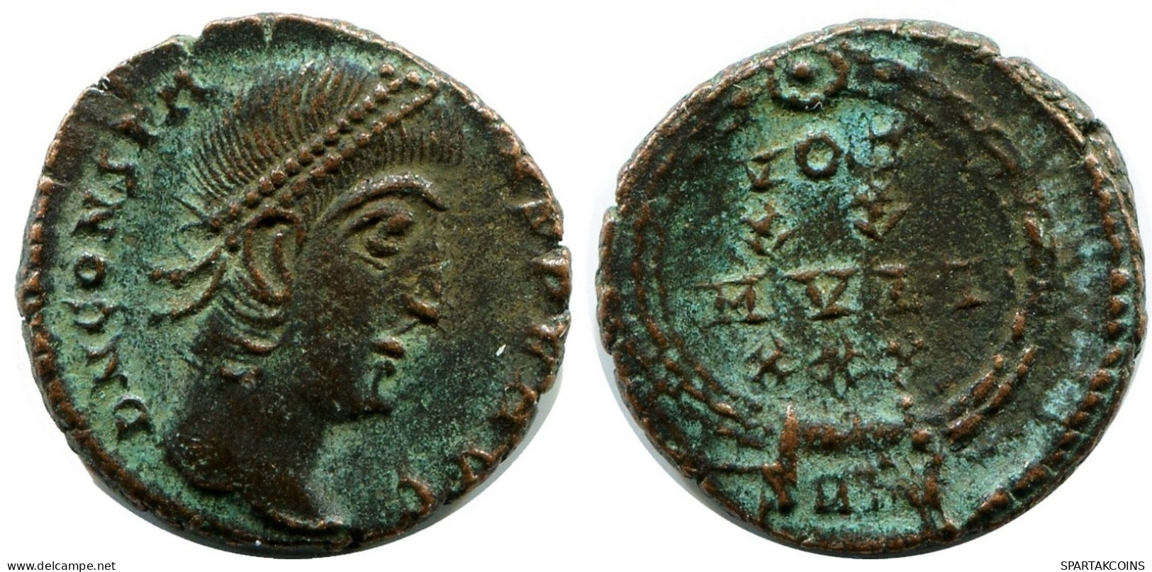 CONSTANS MINTED IN NICOMEDIA FROM THE ROYAL ONTARIO MUSEUM #ANC11749.14.D.A - The Christian Empire (307 AD To 363 AD)