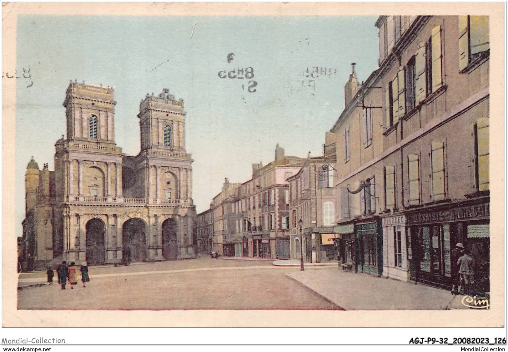 AGJP9-0786-32 - AUCH - Gers - Basilique Sainte-marie Et Rue De La République  - Auch