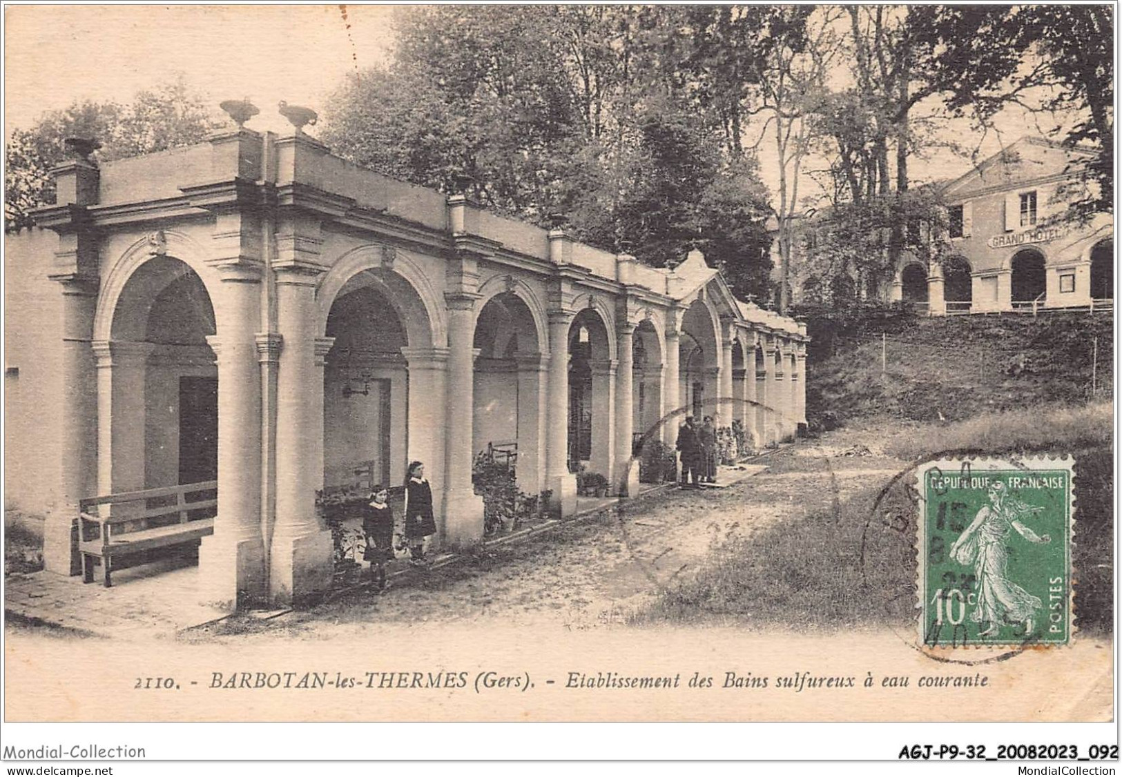 AGJP9-0769-32 - BARBOTAN-LES-THERMES - Gers - établissement Des Bains Sulfureux à Eau Courante - Barbotan