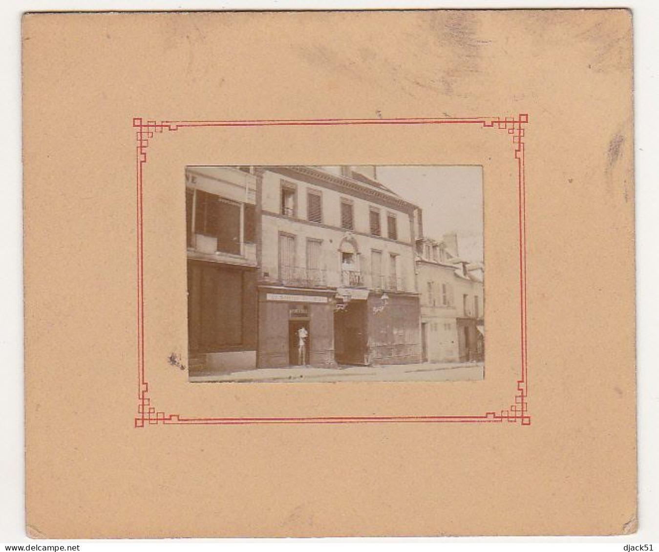 Ancienne Photographie Collée Sur Un Carton épais / Lieu à Identifier - Oud (voor 1900)