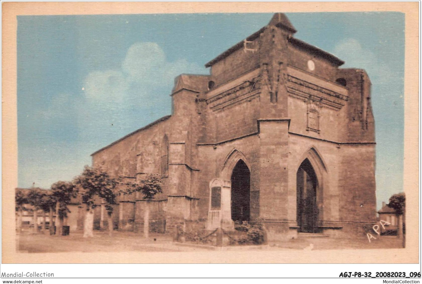 AGJP8-0700-32 - BEAUMARCHES - Gers - L'église - Vue D'ensemble  - Autres & Non Classés