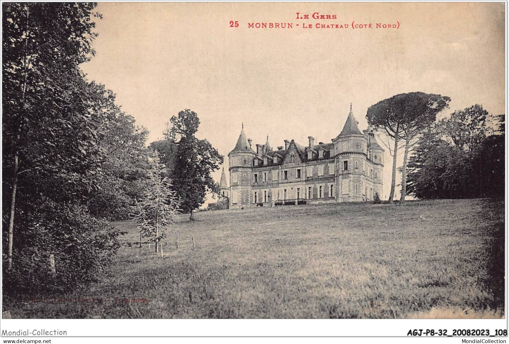 AGJP8-0706-32 - Le Gers - MONBRUN - Le Chateau - Coté Nord  - Autres & Non Classés