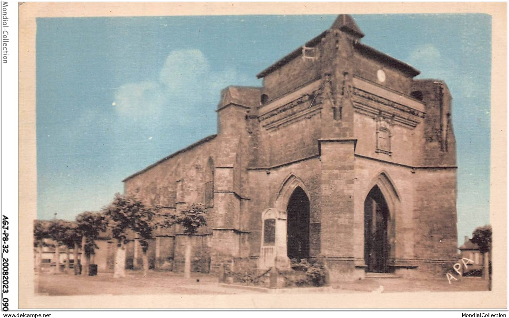 AGJP8-0697-32 - BEAUMARCHES - Gers - L'église - Vue D'ensemble  - Andere & Zonder Classificatie