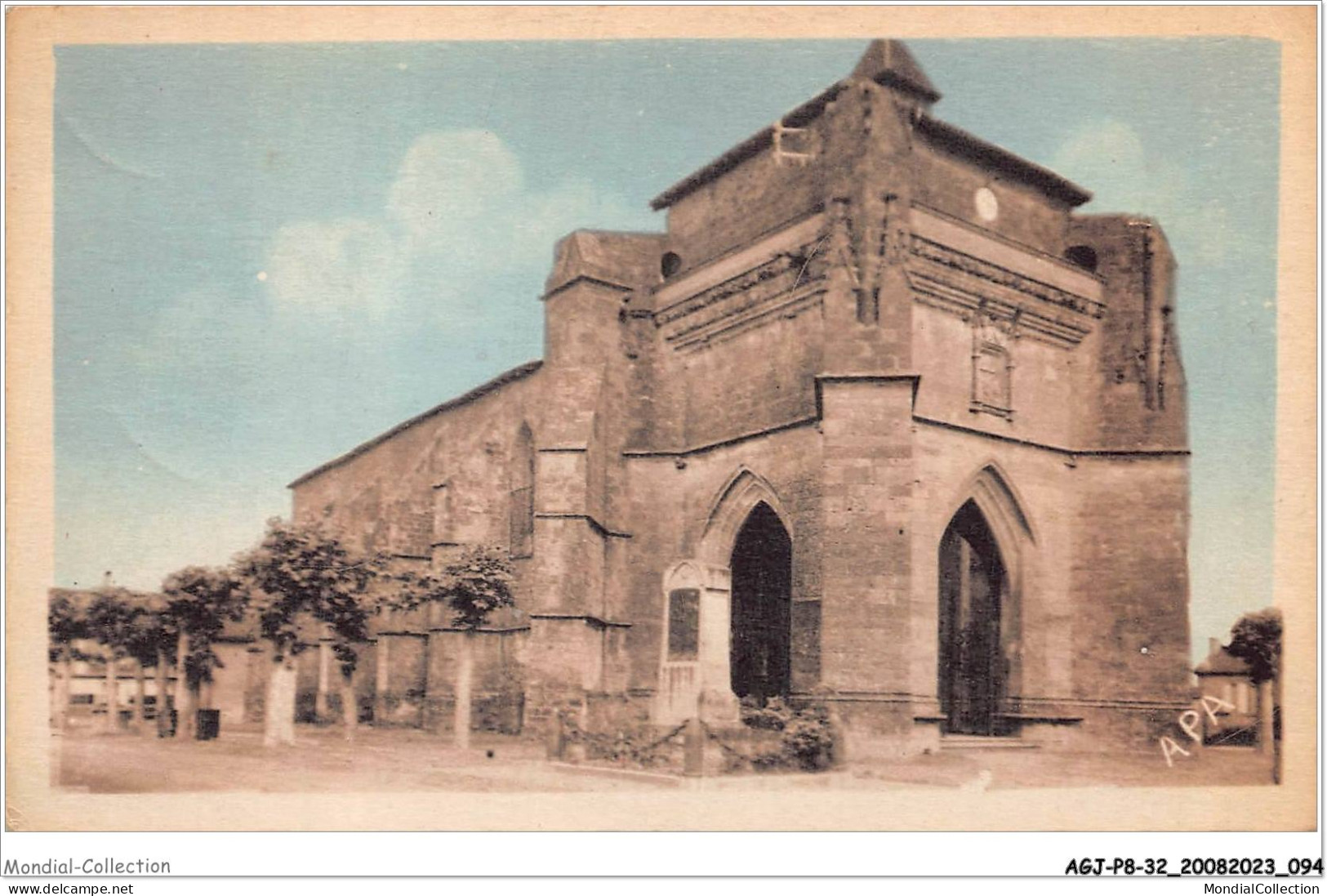 AGJP8-0699-32 - BEAUMARCHES - Gers - L'église - Vue D'ensemble  - Sonstige & Ohne Zuordnung