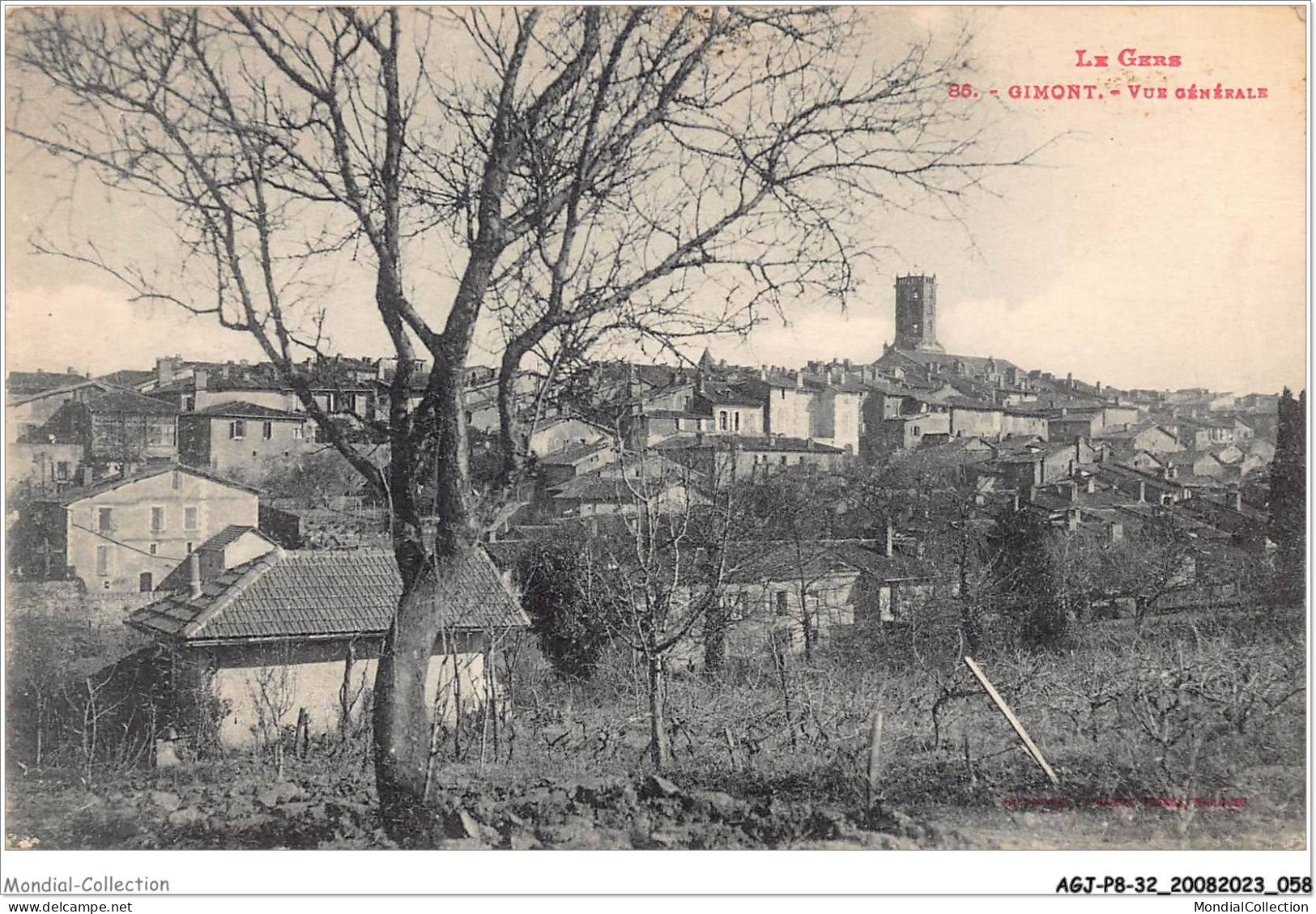 AGJP8-0681-32 - Le Gers - GIMONT - Vue Générale  - Andere & Zonder Classificatie