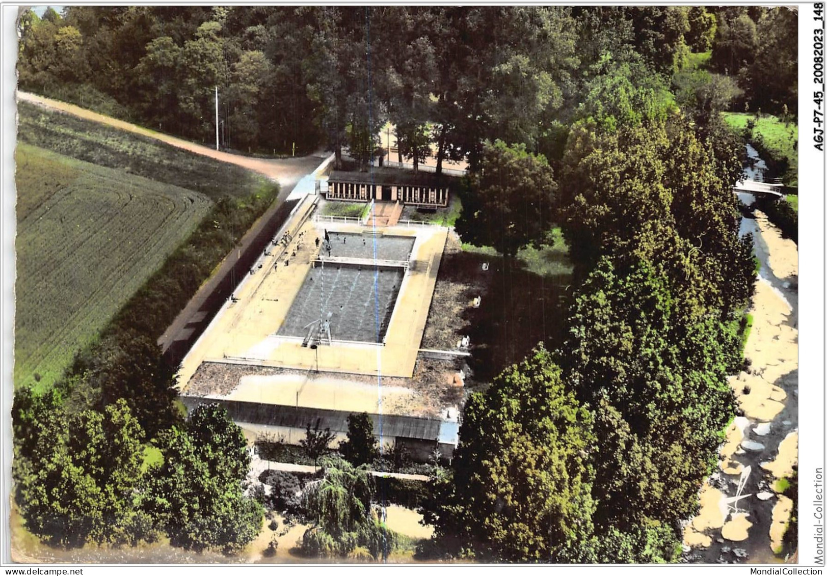 AGJP7-0634-45 - En Avion Au-dessus De - PITHIVIERS-LE VIEIL - Loiret - La Piscine   - Pithiviers