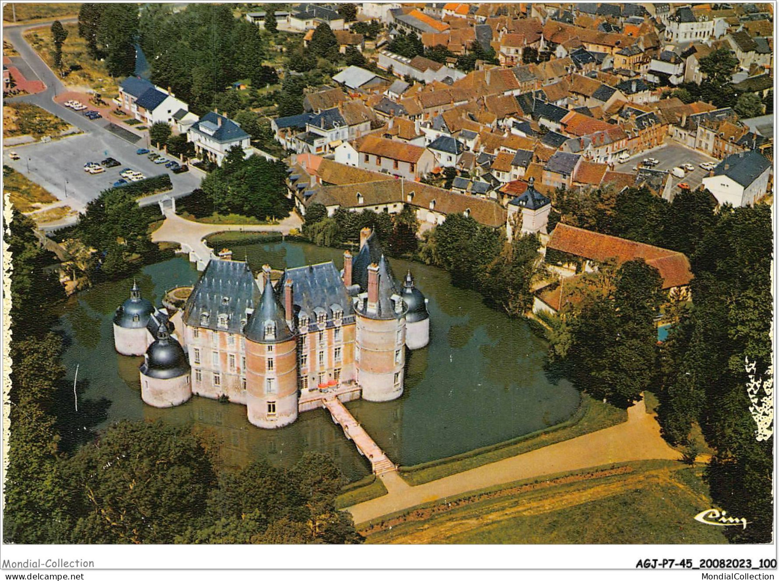 AGJP7-0610-45 - CHATEAU DE LA MOTTE à CHATEAURENARD - Loiret - Vue Aérienne  - Autres & Non Classés