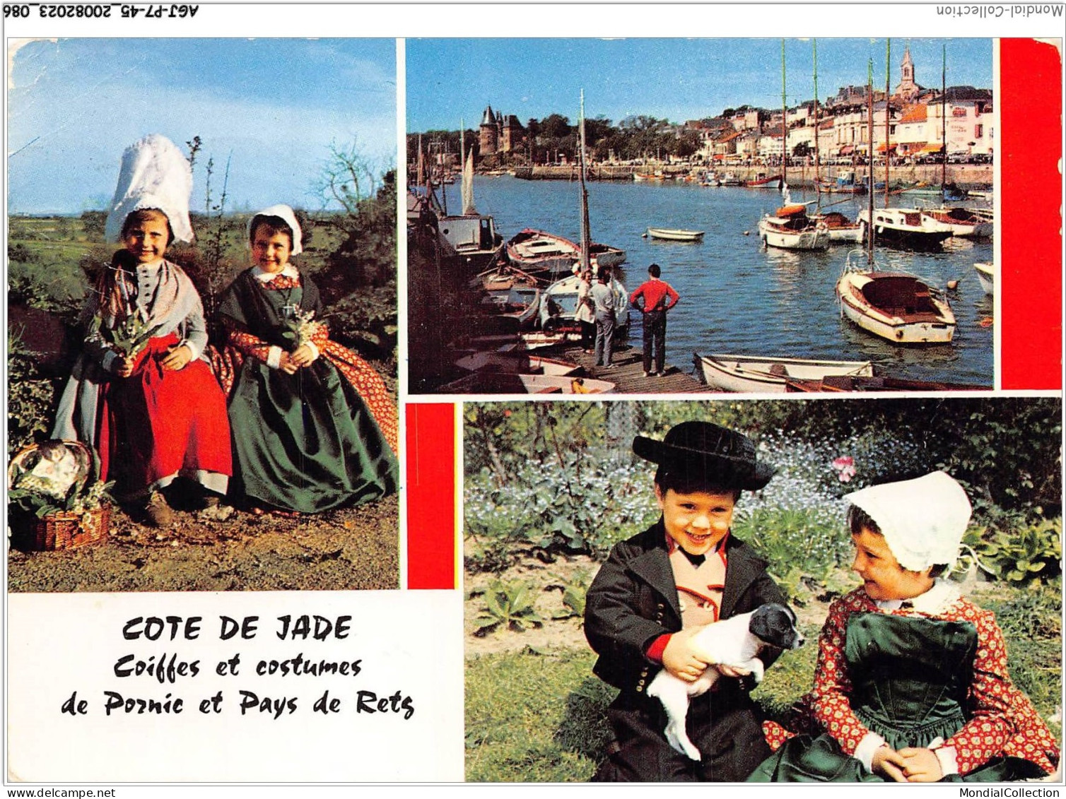 AGJP7-0603-45 - FOLKLORE ET TRADITIONS DE LA REGION NANTAISE - Pays De Retz Et Cote De Jade - Costumes D'enfants - Autres & Non Classés