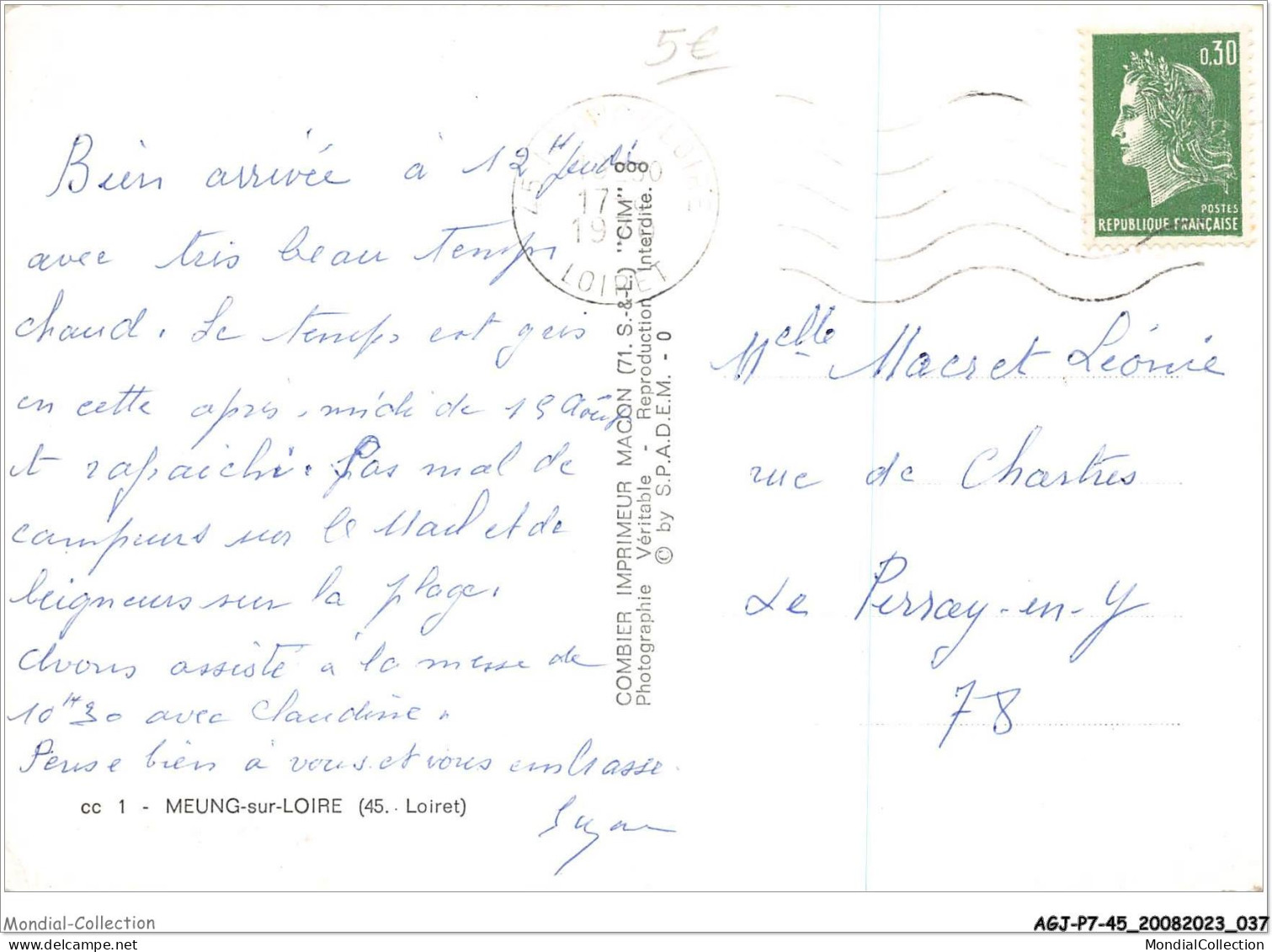 AGJP7-0578-45 - SOUVENIR DE MEUNG-SUR-LOIRE - Loiret  - Autres & Non Classés