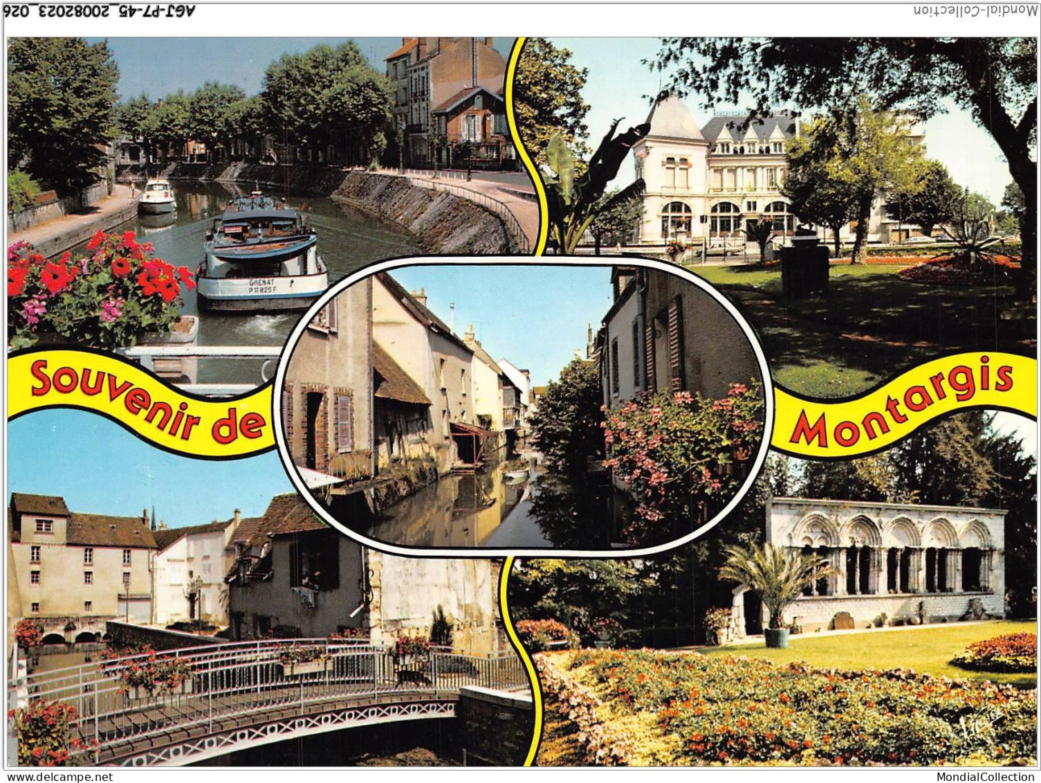 AGJP7-0573-45 - LE GATINAIS - MONTARGIS - Loiret - Le Canal De Briare  - Montargis