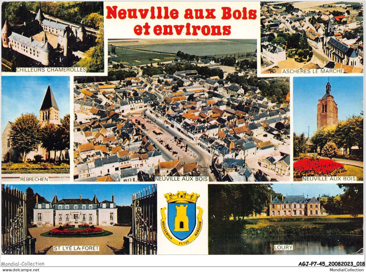 AGJP7-0569-45 - NEUVILLE-AUX-BOIS Et Environs - Loiret  - Autres & Non Classés