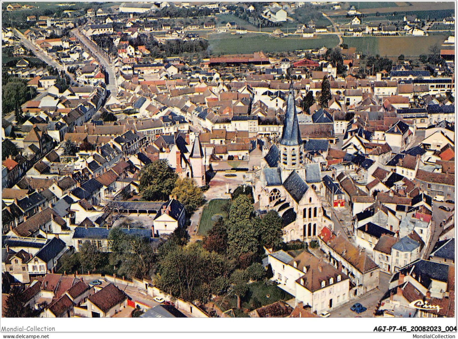 AGJP7-0562-45 - PUISEAUX - Loiret - Vue Générale Aérienne  - Puiseaux