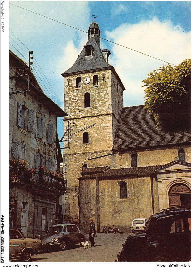 AGJP6-0550-45 - CAJARC - Lot - L'église Saint-étienne - église Romane - Clocher Du XIIIe S - Andere & Zonder Classificatie