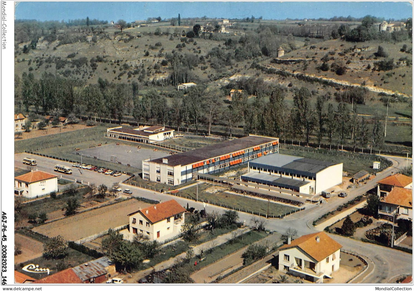 AGJP6-0528-45 - LALINDE - Vue Aérienne - Le Collège D'enseignement Général - Autres & Non Classés