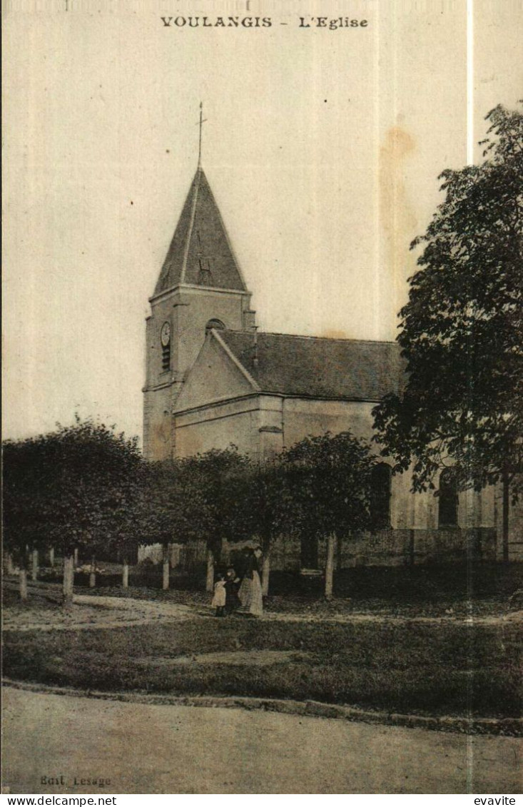 CPA  (77)    VOULANGIS   L'Eglise - Sonstige & Ohne Zuordnung