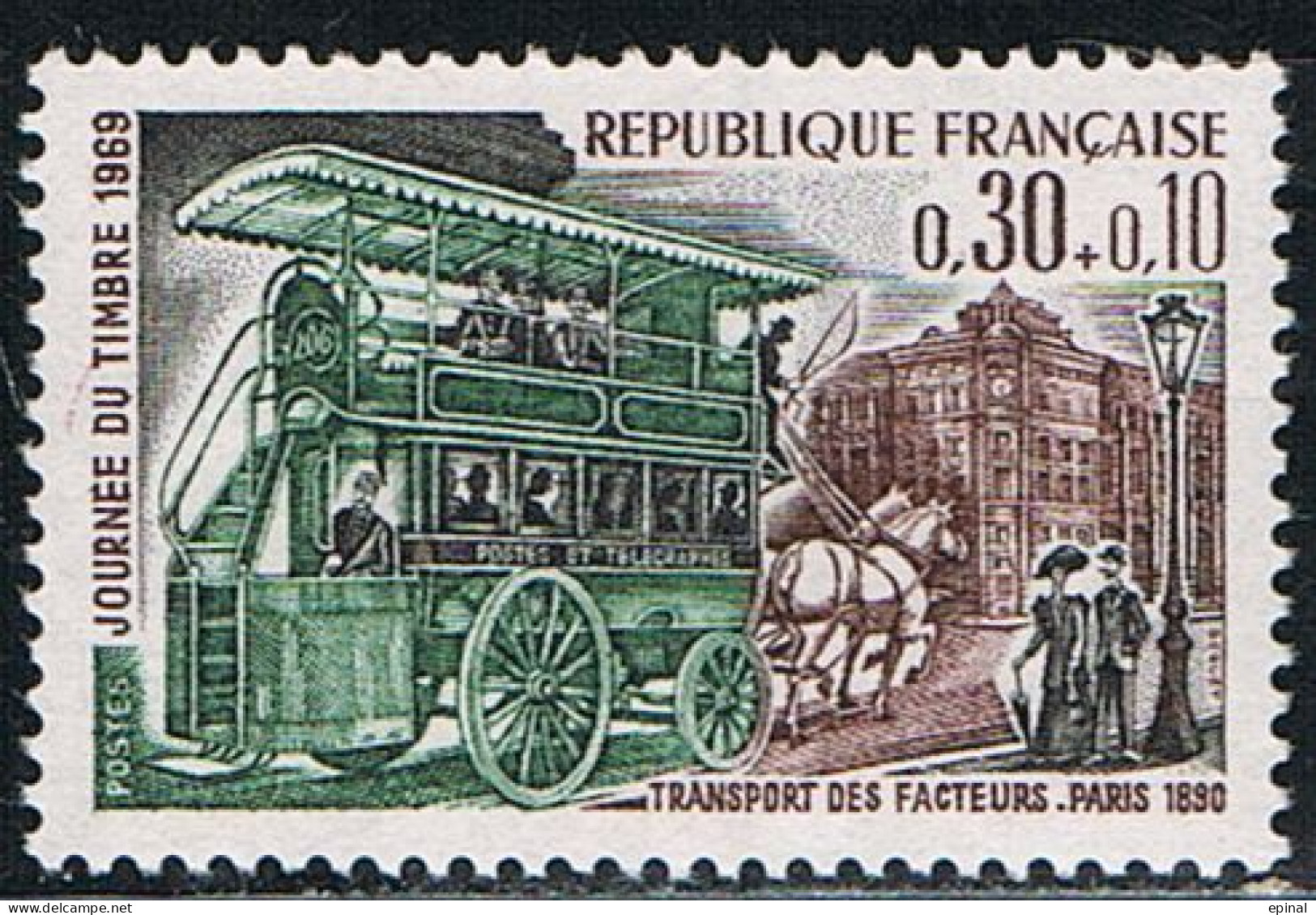 FRANCE : N° 1589 ** (Journée Du Timbre) - PRIX FIXE - - Unused Stamps