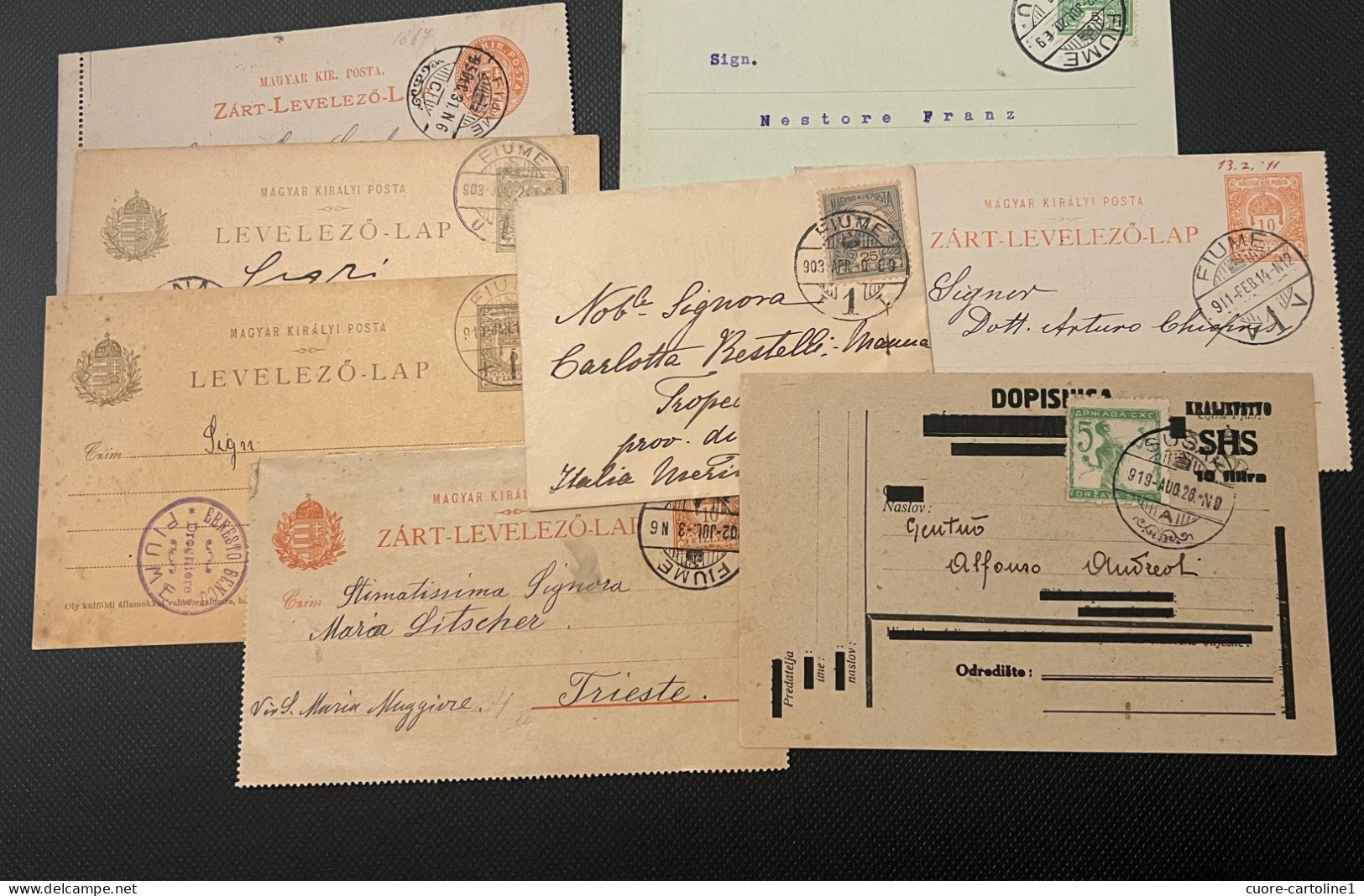 LOT 14 KOM - FIUME - KROATIEN !! - Covers & Documents