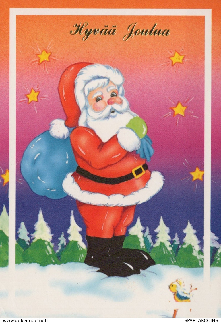 BABBO NATALE Natale Vintage Cartolina CPSM #PAJ559.A - Santa Claus
