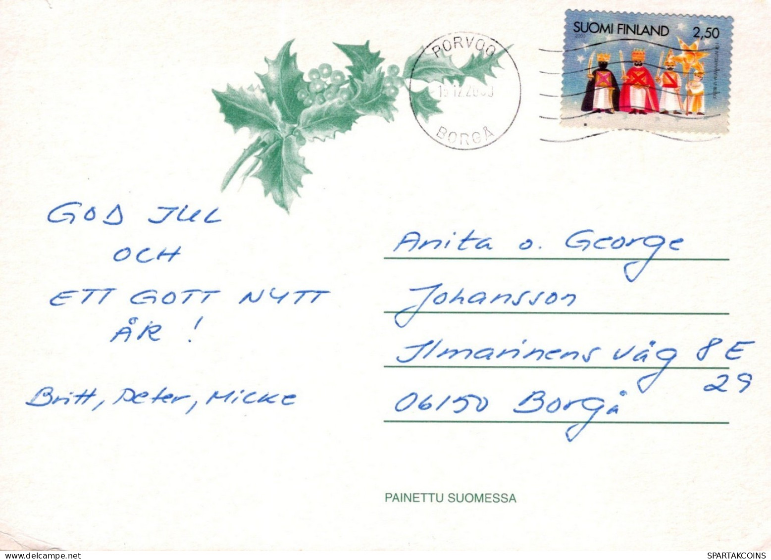 ANGELO Buon Anno Natale Vintage Cartolina CPSM #PAH625.A - Angels