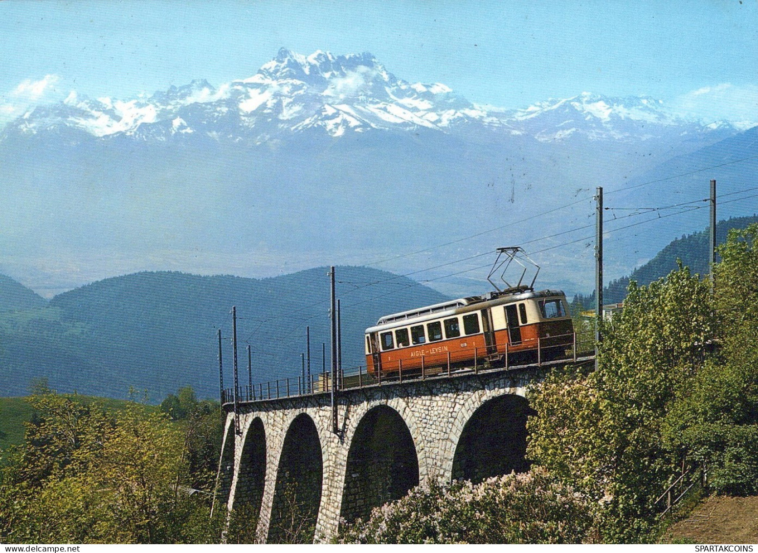 TRAIN RAILWAY Transport Vintage Postcard CPSM #PAA918.A - Trenes