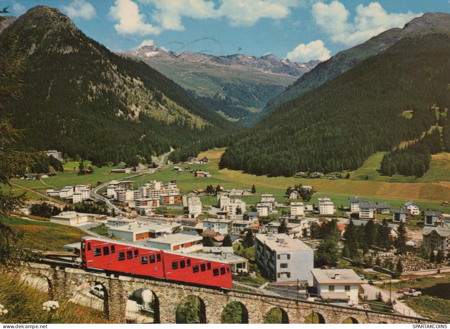 TRENO TRASPORTO FERROVIARIO Vintage Cartolina CPSM #PAA909.A - Eisenbahnen