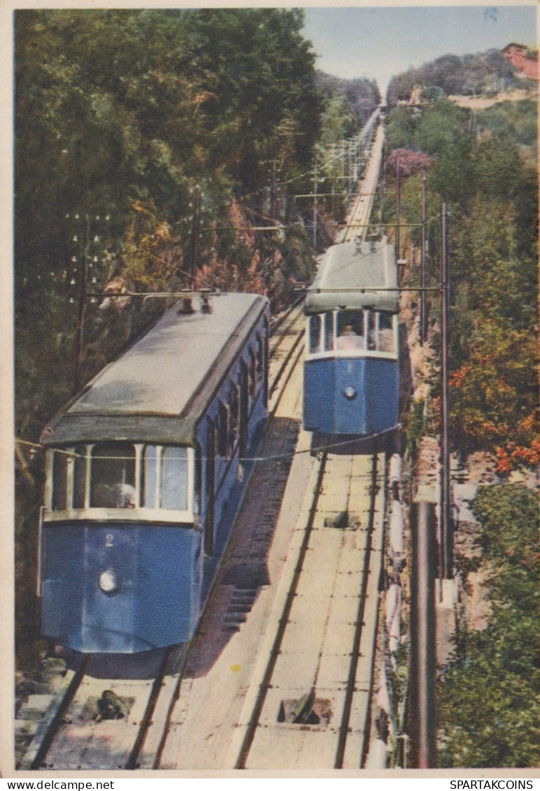 TREN TRANSPORTE Ferroviario Vintage Tarjeta Postal CPSM #PAA680.A - Trains