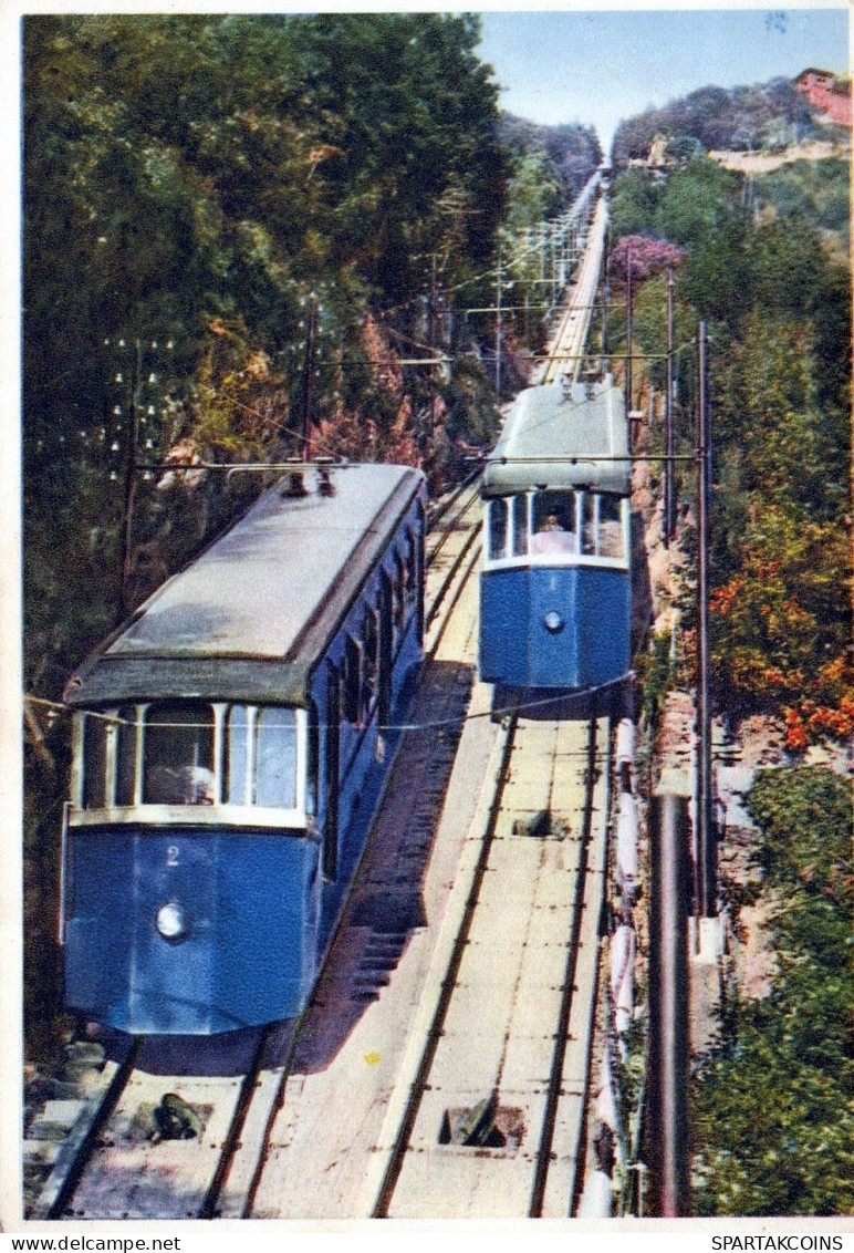 TREN TRANSPORTE Ferroviario Vintage Tarjeta Postal CPSM #PAA680.A - Trenes
