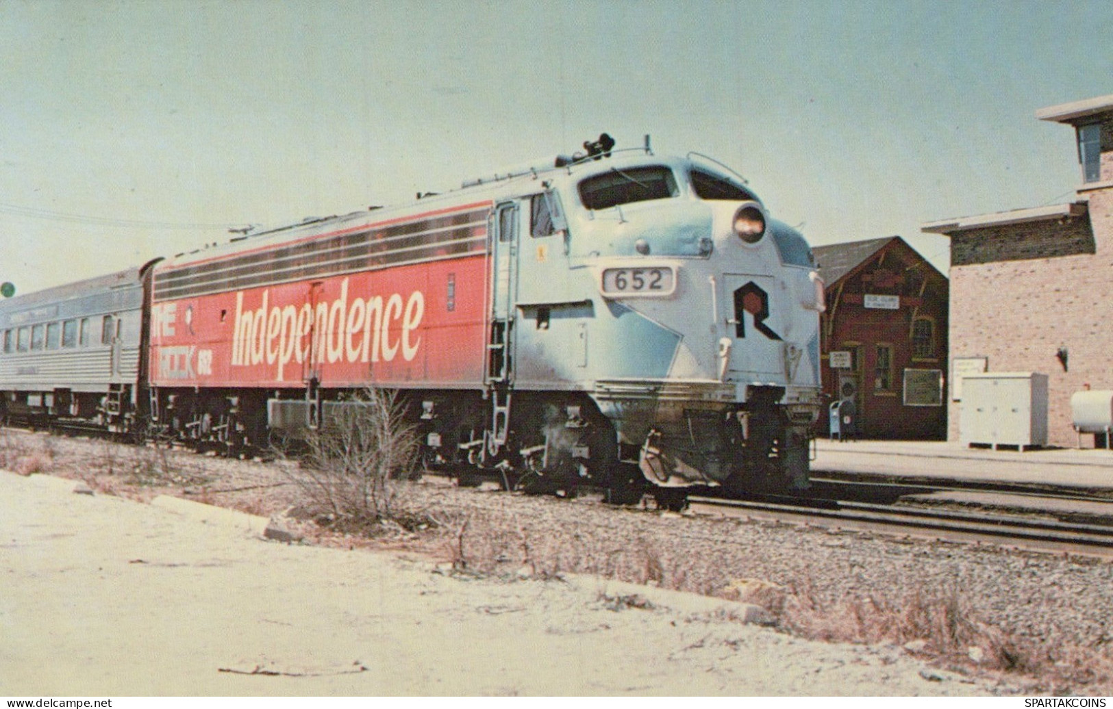 TRAIN RAILWAY Transport Vintage Postcard CPSMF #PAA522.A - Treinen