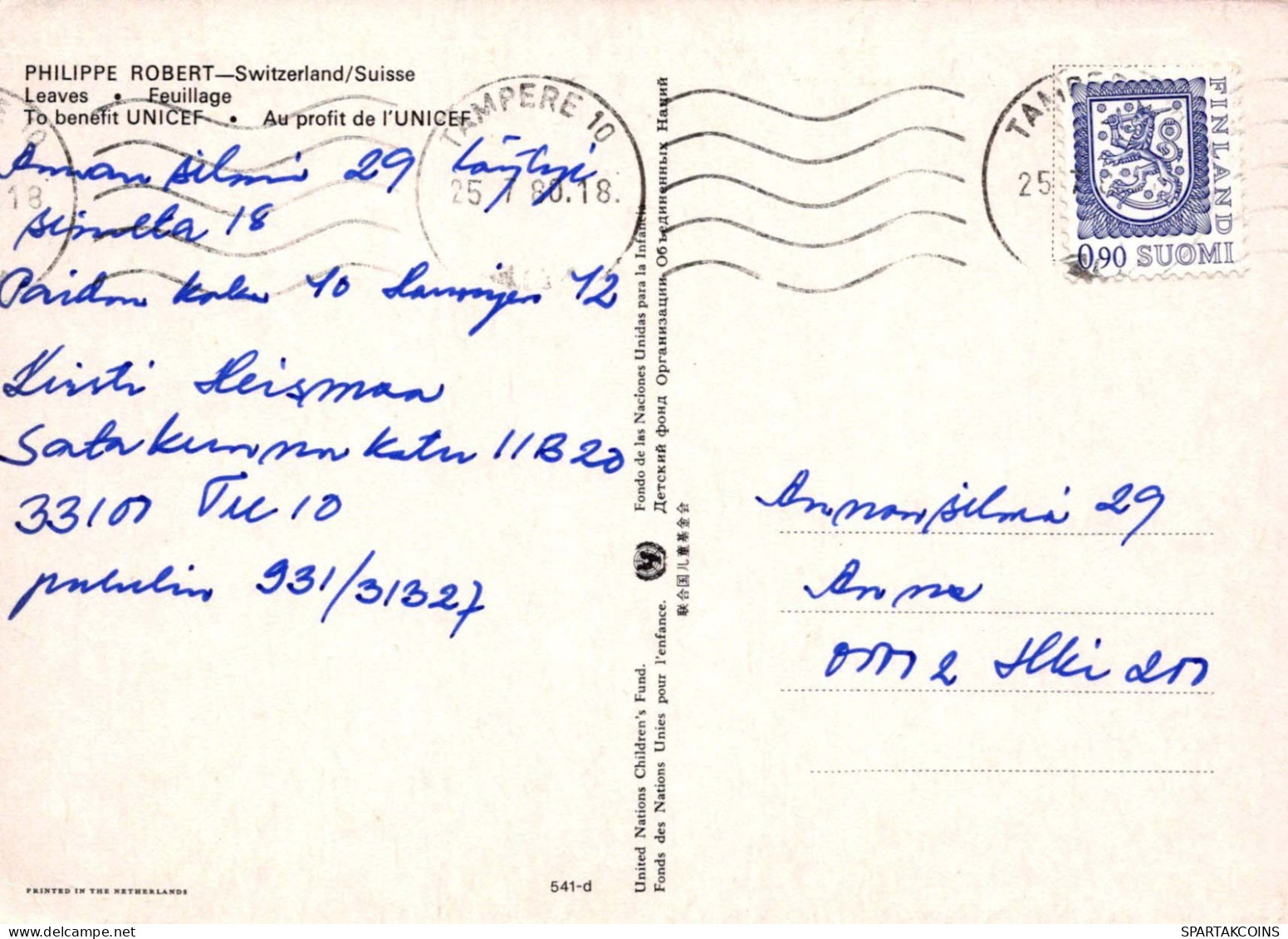 FLORES Vintage Tarjeta Postal CPSM #PBZ980.A - Flowers