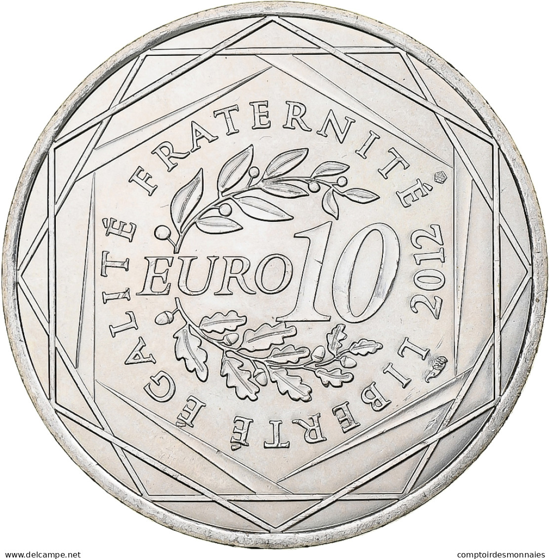 France, 10 Euro, Midi-Pyrénées, 2012, MDP, Argent, SPL - France